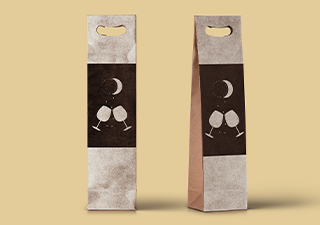 シンプルなワインバッグ